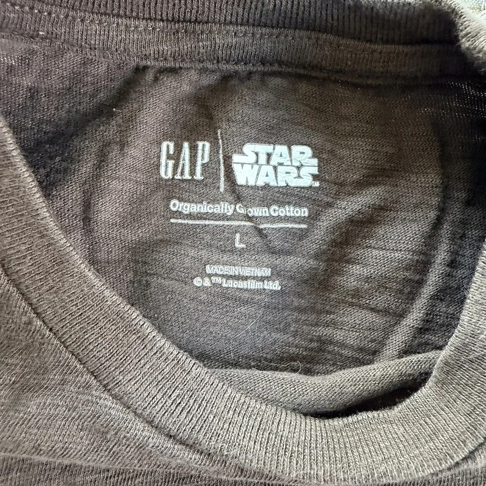 Gap Kids Star Wars Boy's T-Shirt Chewbacca Hologram Empire Strikes organic